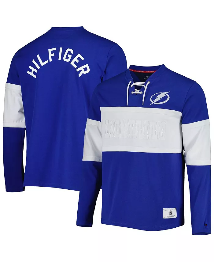 Мужская синяя футболка Tampa Bay Lightning Walter Lace-Up с длинным рукавом Tommy Hilfiger
Мужская синяя футболка Tampa Bay Lightning Walter Lace-Up с длинным рукавом Tommy Hilfiger