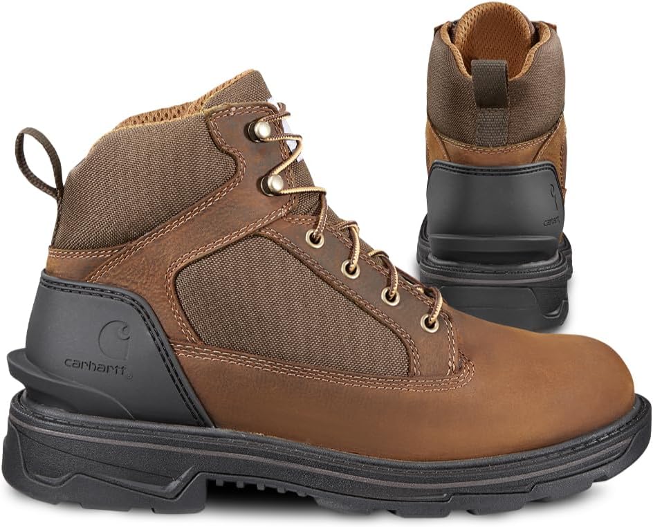 Carhartt Ironwood водонепроницаемые рабочие ботинки для мужчин - 6-дюймовые, усиленная промасленная кожа с дышащей мембраной, EH и нескользящие подошвы, Bison Brown Oil Tan
Carhartt Ironwood водонепроницаемые рабочие ботинки для мужчин - 6-дюймовые, усиленная промасленная кожа с дышащей мембраной, EH и нескользящие подошвы, Bison Brown Oil Tan