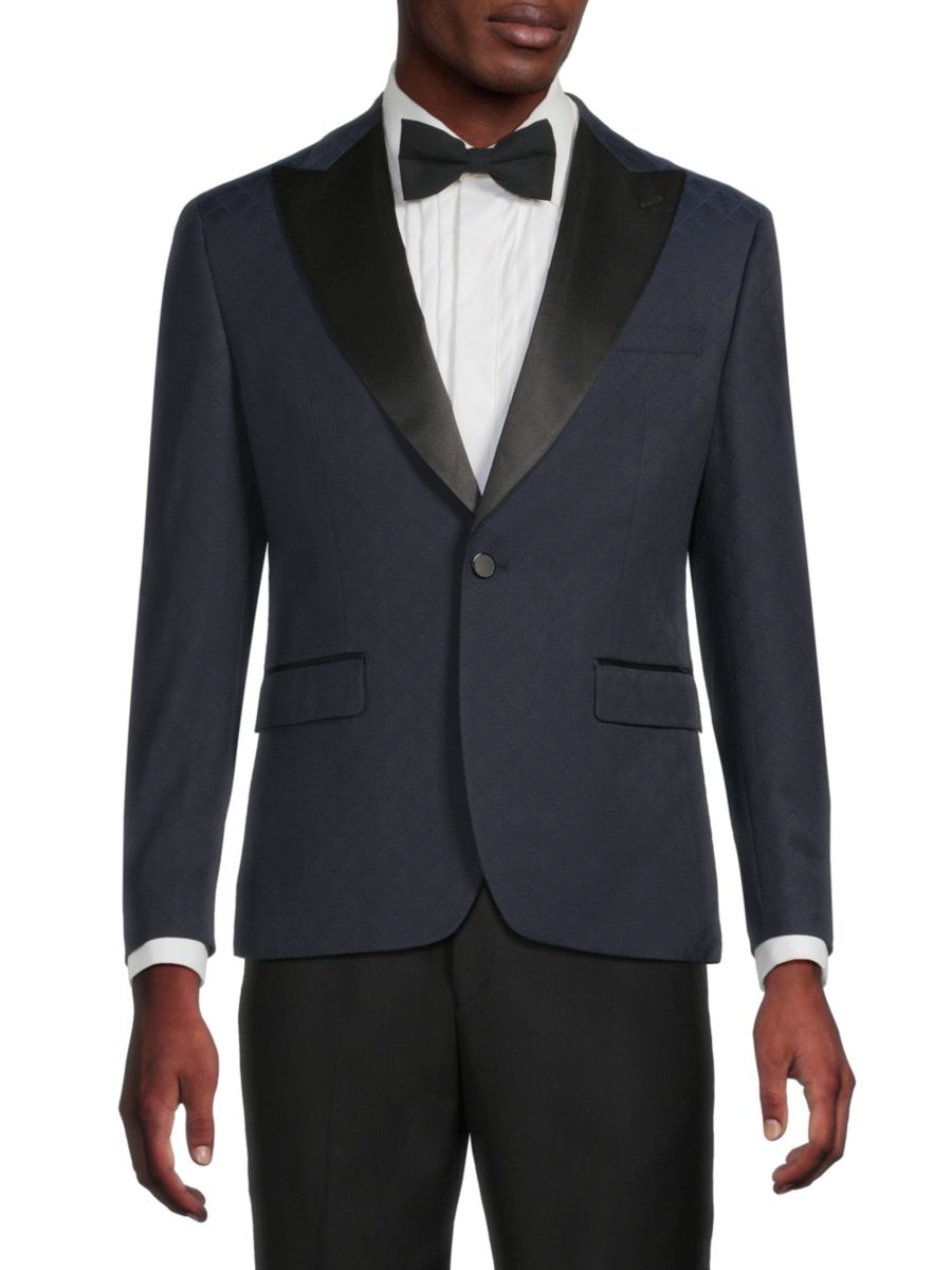 Пиджак строгого кроя с жаккардовыми заостренными лацканами Karl Lagerfeld Paris, цвет Navy Black
Пиджак строгого кроя с жаккардовыми заостренными лацканами Karl Lagerfeld Paris, цвет Navy Black