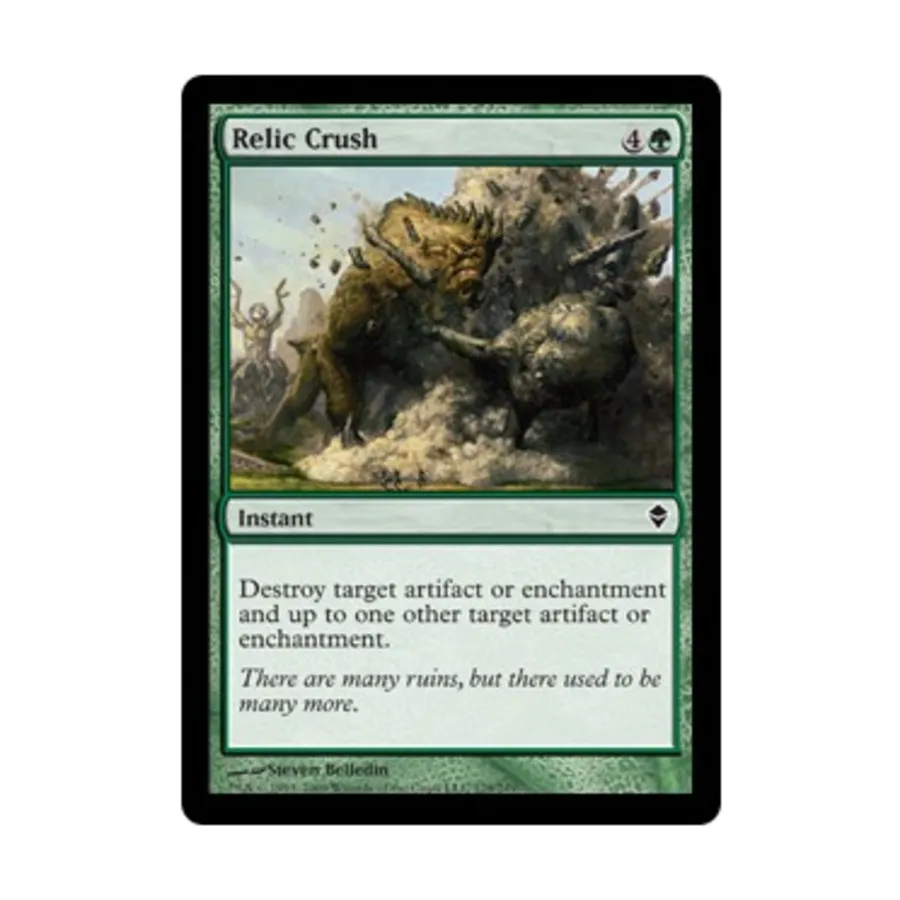 CCG Реликтовое сокрушение (С) (Фольга), MTG - Zendikar
CCG Реликтовое сокрушение (С) (Фольга), MTG - Zendikar