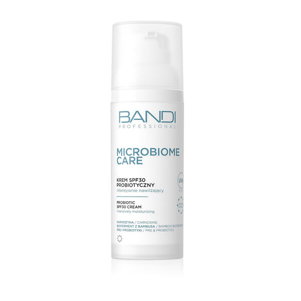 Пробиотический интенсивно увлажняющий крем для лица с spf30, 50 мл Bandi Professional microbiome care
Пробиотический интенсивно увлажняющий крем для лица с spf30, 50 мл Bandi Professional microbiome care