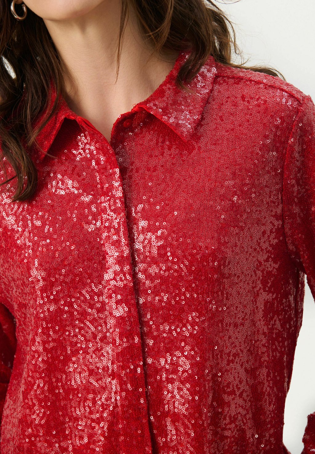 Блузка на пуговицах MABELLE Part Two, красный
Блузка на пуговицах MABELLE Part Two, красный