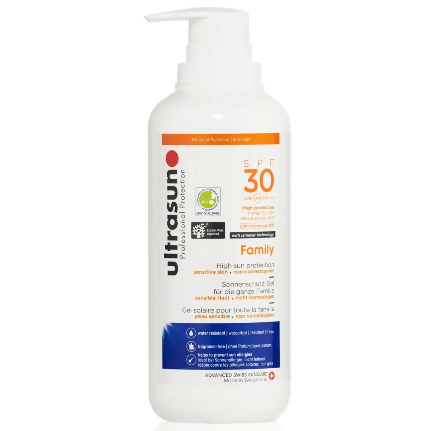 Семейство 30 SPF (400 мл) Ultrasun
Семейство 30 SPF (400 мл) Ultrasun