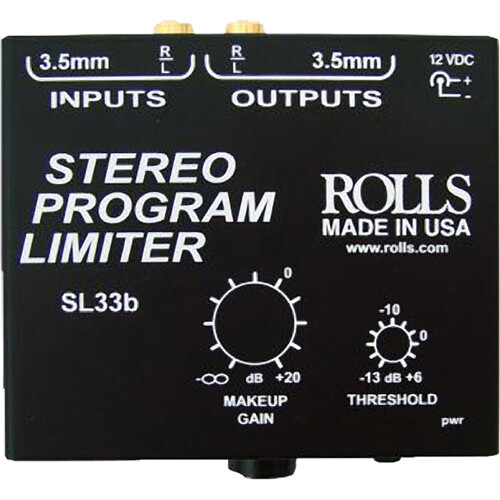 Динамический процессор Rolls SL33b Stereo Program Limiter SL33B
Динамический процессор Rolls SL33b Stereo Program Limiter SL33B