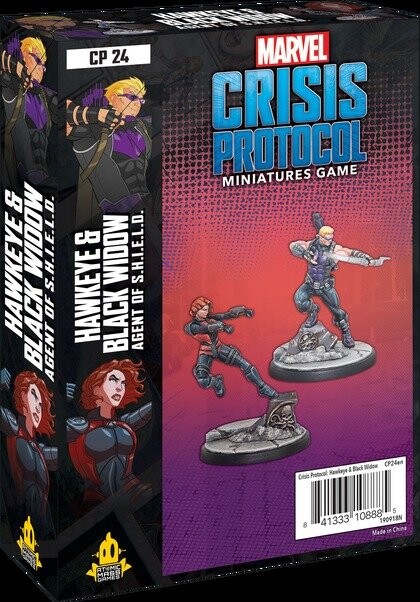 Marvel: Crisis Protocol - Соколиный Глаз и Черная Вдова, агент ЩИТА, Массовые атомные игры ATOMIC MASS GAMES
Marvel: Crisis Protocol - Соколиный Глаз и Черная Вдова, агент ЩИТА, Массовые атомные игры ATOMIC MASS GAMES