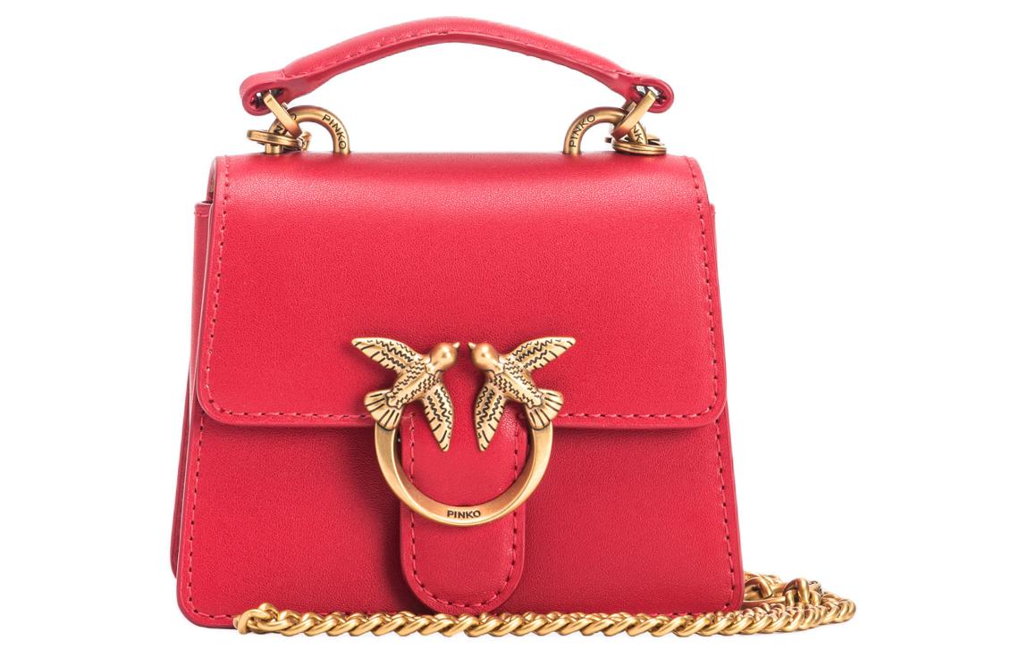 PINKO Сумка через плечо из мягкой кожи красная женская
PINKO Сумка через плечо из мягкой кожи красная женская