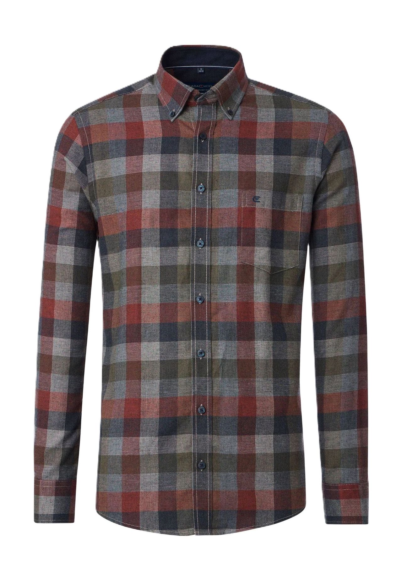 Повседневная рубашка, удобная посадка, воротник на пуговицах, мужская CASAMODA, цвет 453 Blau
Повседневная рубашка, удобная посадка, воротник на пуговицах, мужская CASAMODA, цвет 453 Blau