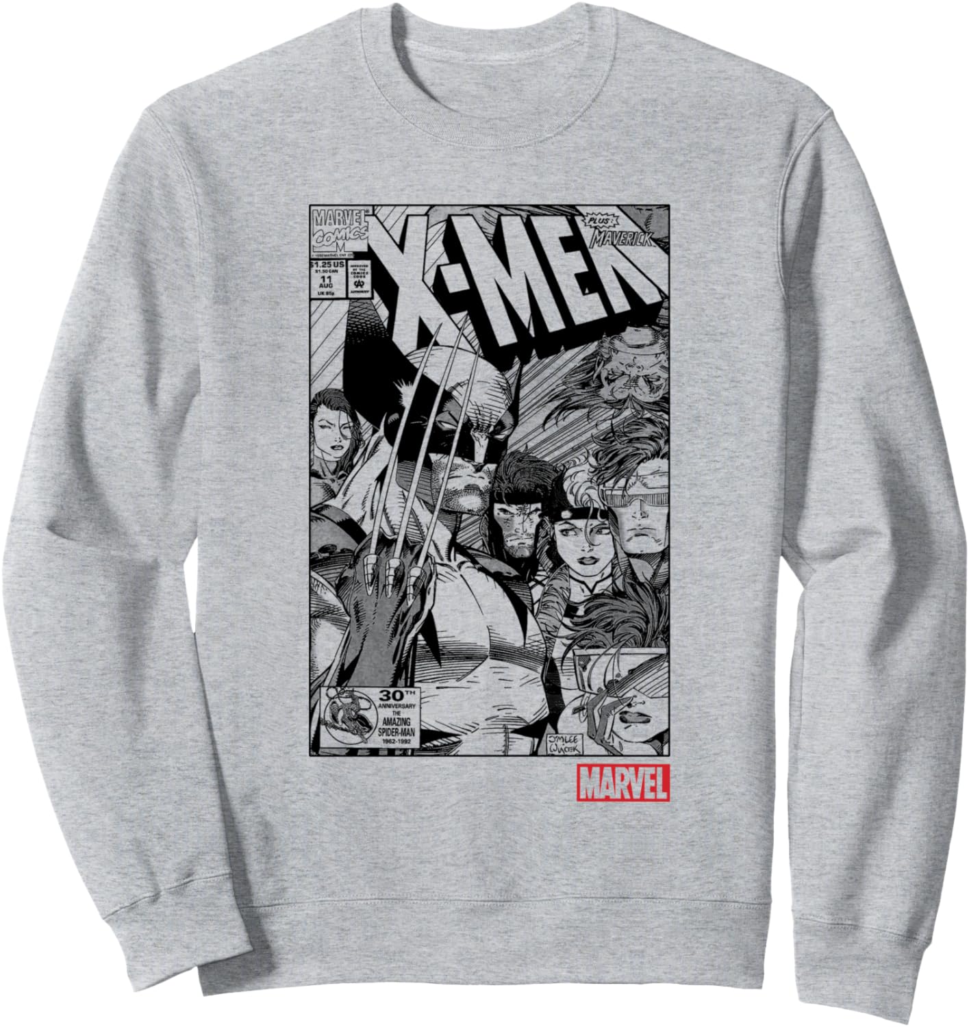 Толстовка с изображением обложки комикса Marvel X-Men в черно-белом стиле, серая, Черный, Толстовка с изображением обложки комикса Marvel X-Men в черно-белом стиле, серая
Толстовка с изображением обложки комикса Marvel X-Men в черно-белом стиле, серая, Черный, Толстовка с изображением обложки комикса Marvel X-Men в черно-белом стиле, серая