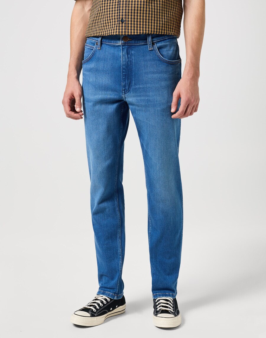 Джинсы WRANGLER Regular Jeans, синий деним
Джинсы WRANGLER Regular Jeans, синий деним