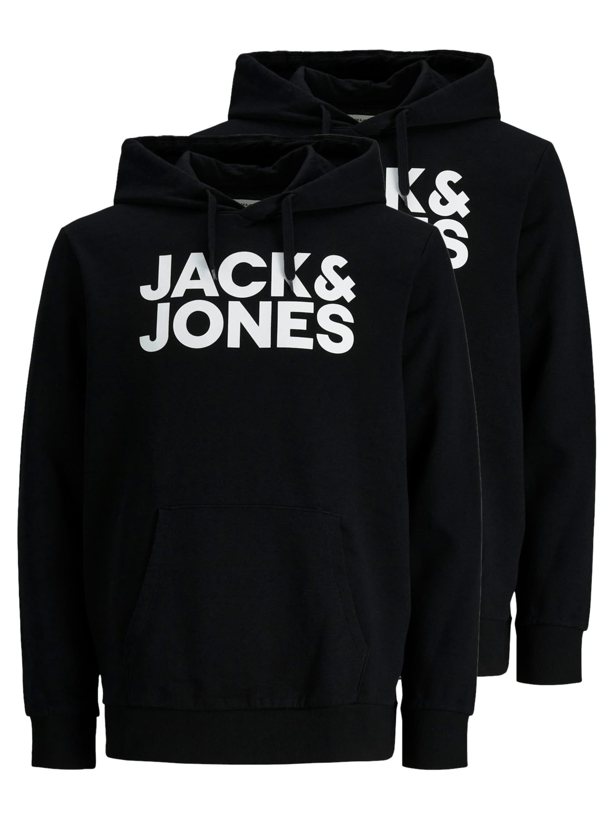 JACK & JONES Толстовка 'Corp' в черном цвете
JACK & JONES Толстовка 'Corp' в черном цвете