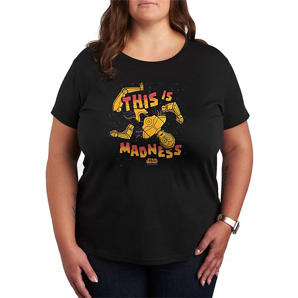 Футболка с принтом C-3PO This is madness, plus size Star Wars, Black, Черный, Футболка с принтом C-3PO This is madness, plus size Star Wars, Black
Футболка с принтом C-3PO This is madness, plus size Star Wars, Black, Черный, Футболка с принтом C-3PO This is madness, plus size Star Wars, Black