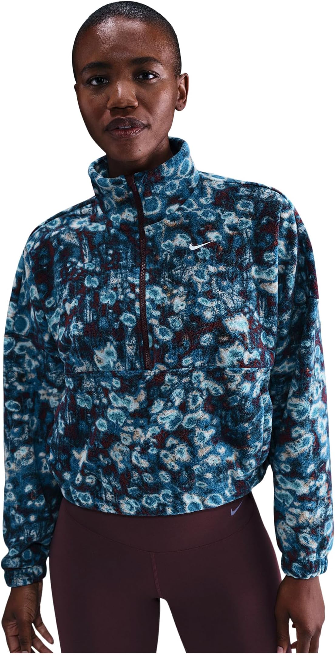 Женский топ-топ Thermo-FIT с полумолнией, цвет антрацит Nike, Burgundy Crush/Green Abyss/Midnight Navy/White
Женский топ-топ Thermo-FIT с полумолнией, цвет антрацит Nike, Burgundy Crush/Green Abyss/Midnight Navy/White