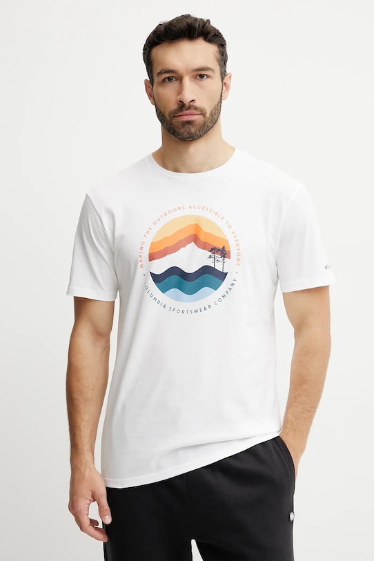 Хлопковая футболка Path Lake Columbia, белый
Хлопковая футболка Path Lake Columbia, белый