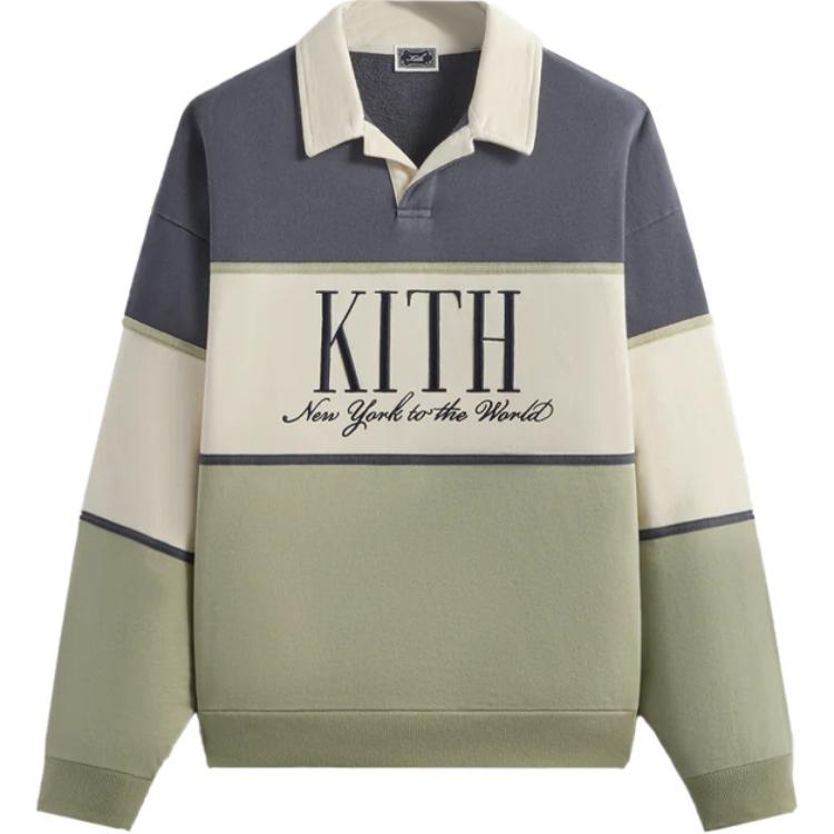 Панельный воротник Нельсон Пуловер KITH, Серый Белый Зеленый
Панельный воротник Нельсон Пуловер KITH, Серый Белый Зеленый