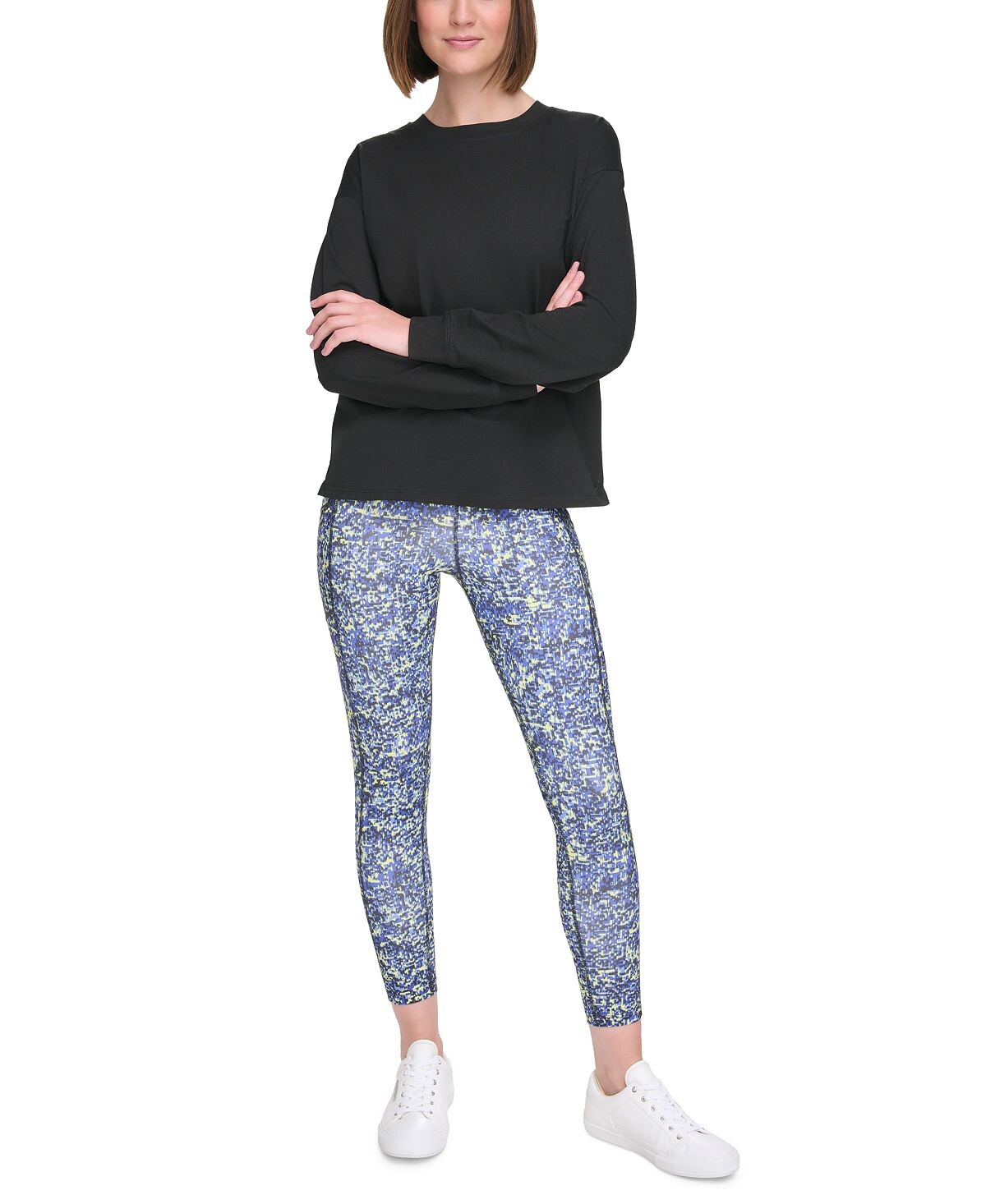 Женская футболка с круглым вырезом с длинными рукавами Calvin Klein, черный
Женская футболка с круглым вырезом с длинными рукавами Calvin Klein, черный