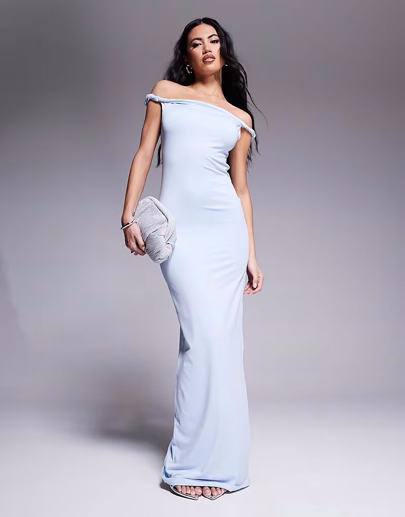 Платье макси Aria Cove двухслойное, обтягивающее, с перекрученными бретельками, синего цвета
Платье макси Aria Cove двухслойное, обтягивающее, с перекрученными бретельками, синего цвета