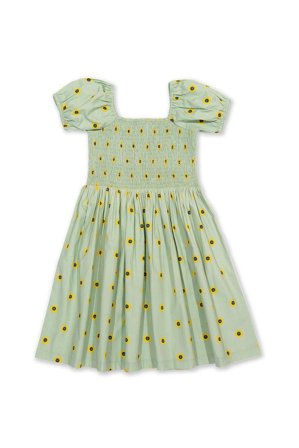 Платье с присборкой в горошек подсолнуха Kite, зеленый
Платье с присборкой в горошек подсолнуха Kite, зеленый