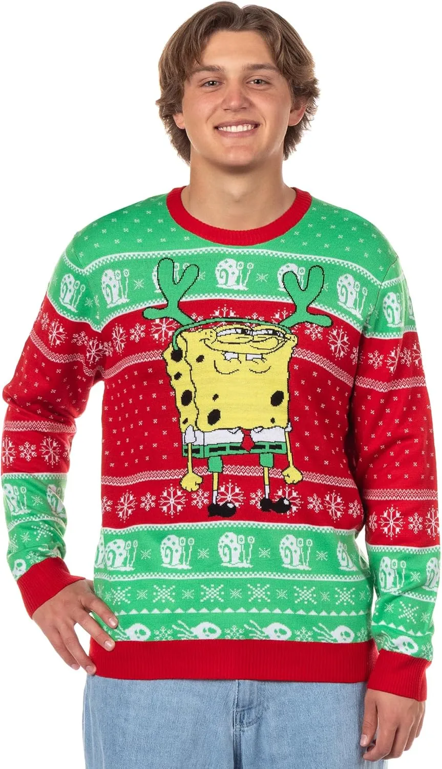 Свитер мужской Spongebob Squarepants с оленем Bob и Gary Bioworld
Свитер мужской Spongebob Squarepants с оленем Bob и Gary Bioworld