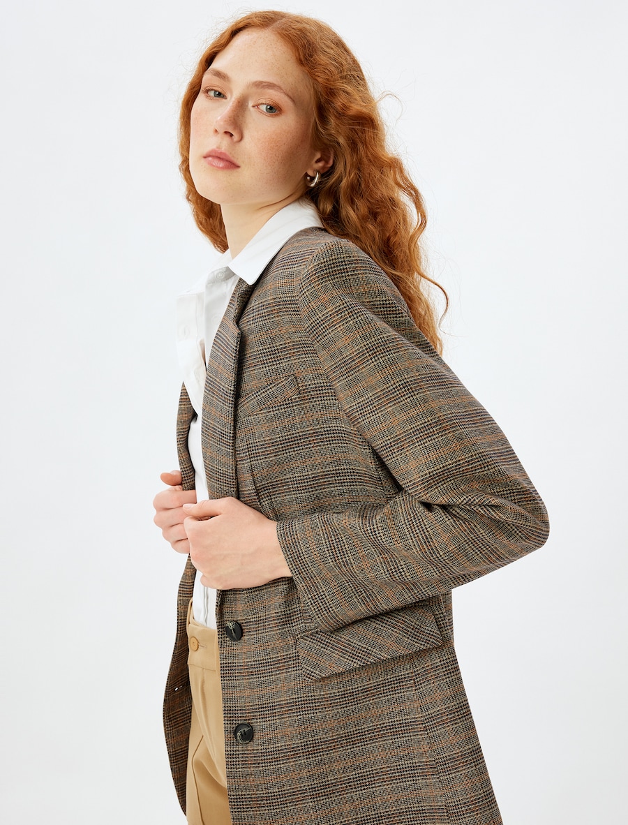 Блейзер Koton, коричневый
Блейзер Koton, коричневый