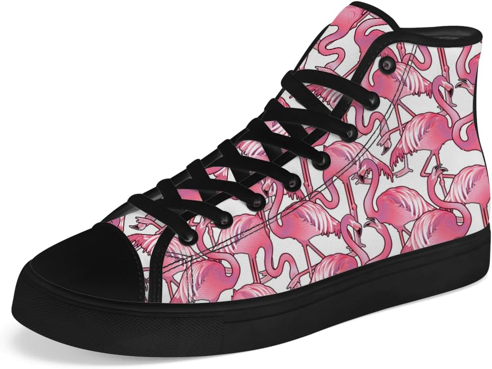 Женские и мужские высокие кеды с фламинго, высокие сникерсы на шнуровке, повседневная обувь, подарок для мужчин и женщин Chebing, белый
Женские и мужские высокие кеды с фламинго, высокие сникерсы на шнуровке, повседневная обувь, подарок для мужчин и женщин Chebing, белый