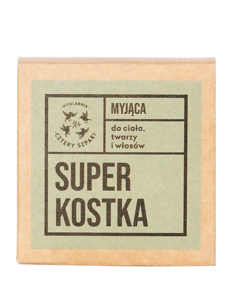 Mydlarnia Cztery Szpaki Superkostka стиральный кубик, 75 g
Mydlarnia Cztery Szpaki Superkostka стиральный кубик, 75 g