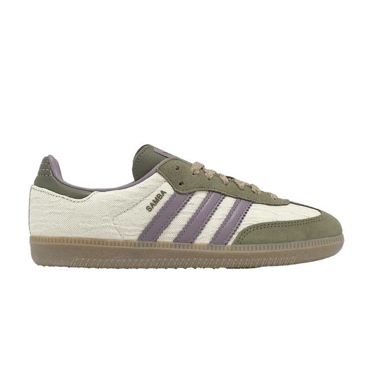 Кроссовки adidas Samba OG 'Legacy Purple Olive Strata', зеленый
Кроссовки adidas Samba OG 'Legacy Purple Olive Strata', зеленый
