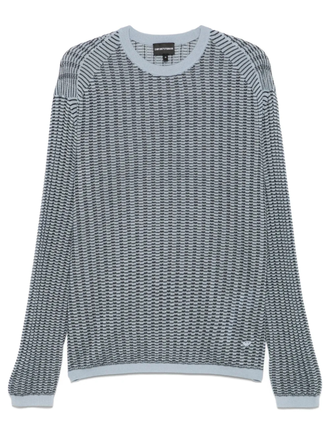Фактурный свитер Emporio Armani, синий
Фактурный свитер Emporio Armani, синий