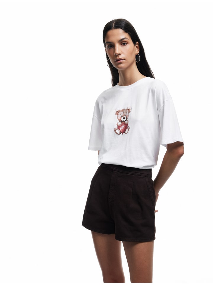 ФУТБОЛКА SS цвета экрю KOTON
ФУТБОЛКА SS цвета экрю KOTON