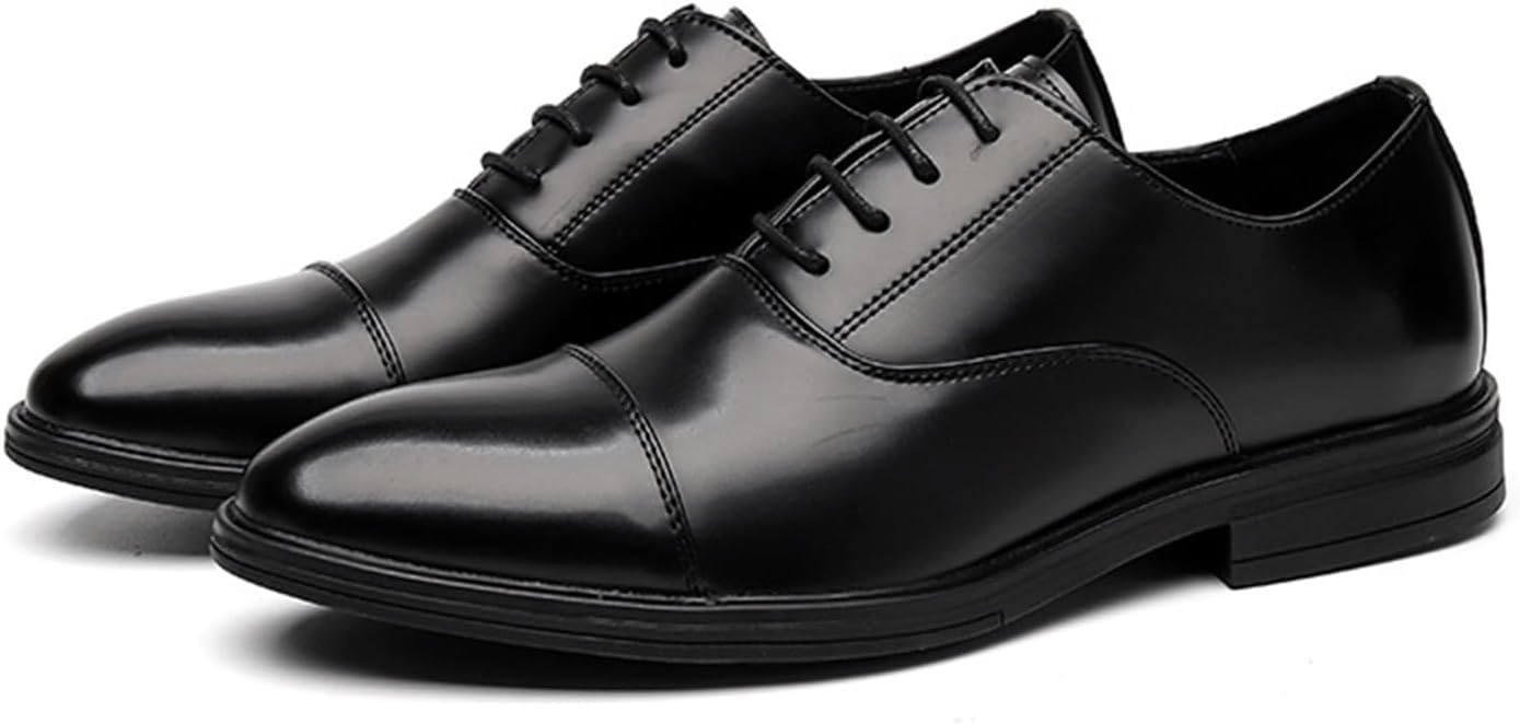 Мужские оксфорды KYOESCAI с шнуровкой, повседневные классические туфли, современные деловые туфли для офиса, свадьбы, вечеринок и вечеров, черный
Мужские оксфорды KYOESCAI с шнуровкой, повседневные классические туфли, современные деловые туфли для офиса, свадьбы, вечеринок и вечеров, черный