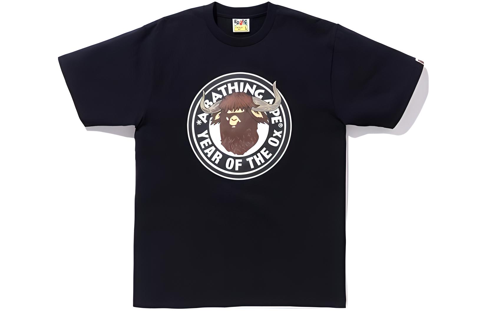 Футболка мужская A BATHING APE, черная 
Футболка мужская A BATHING APE, черная