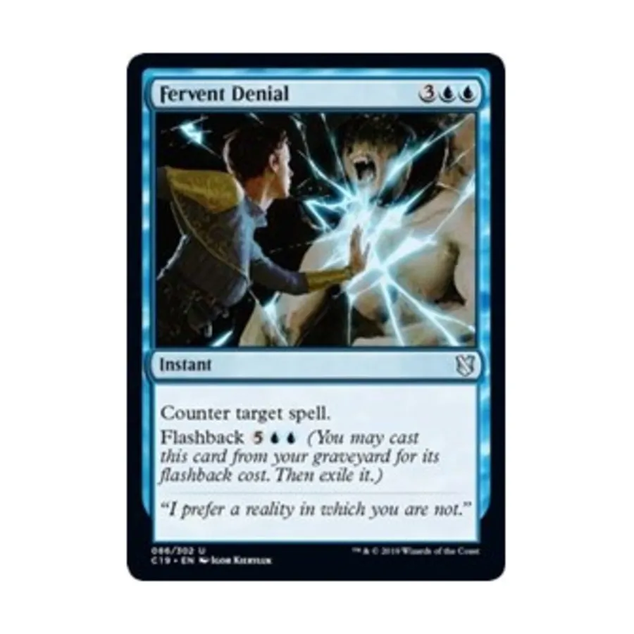 CCG Яростное отрицание (U), MTG - Commander 2019
CCG Яростное отрицание (U), MTG - Commander 2019