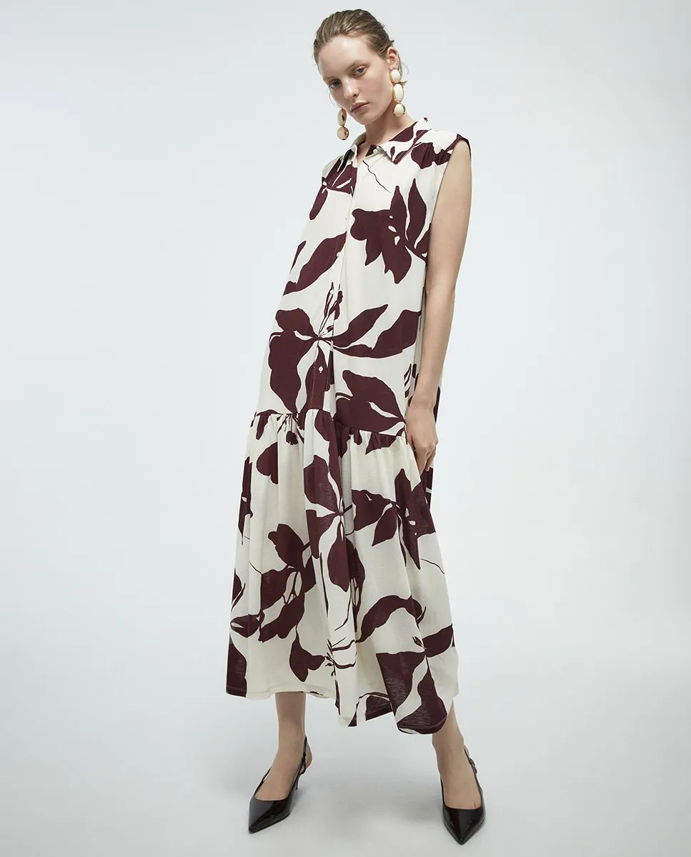 Базовое рубашечное платье Sfera, бордовый
Базовое рубашечное платье Sfera, бордовый