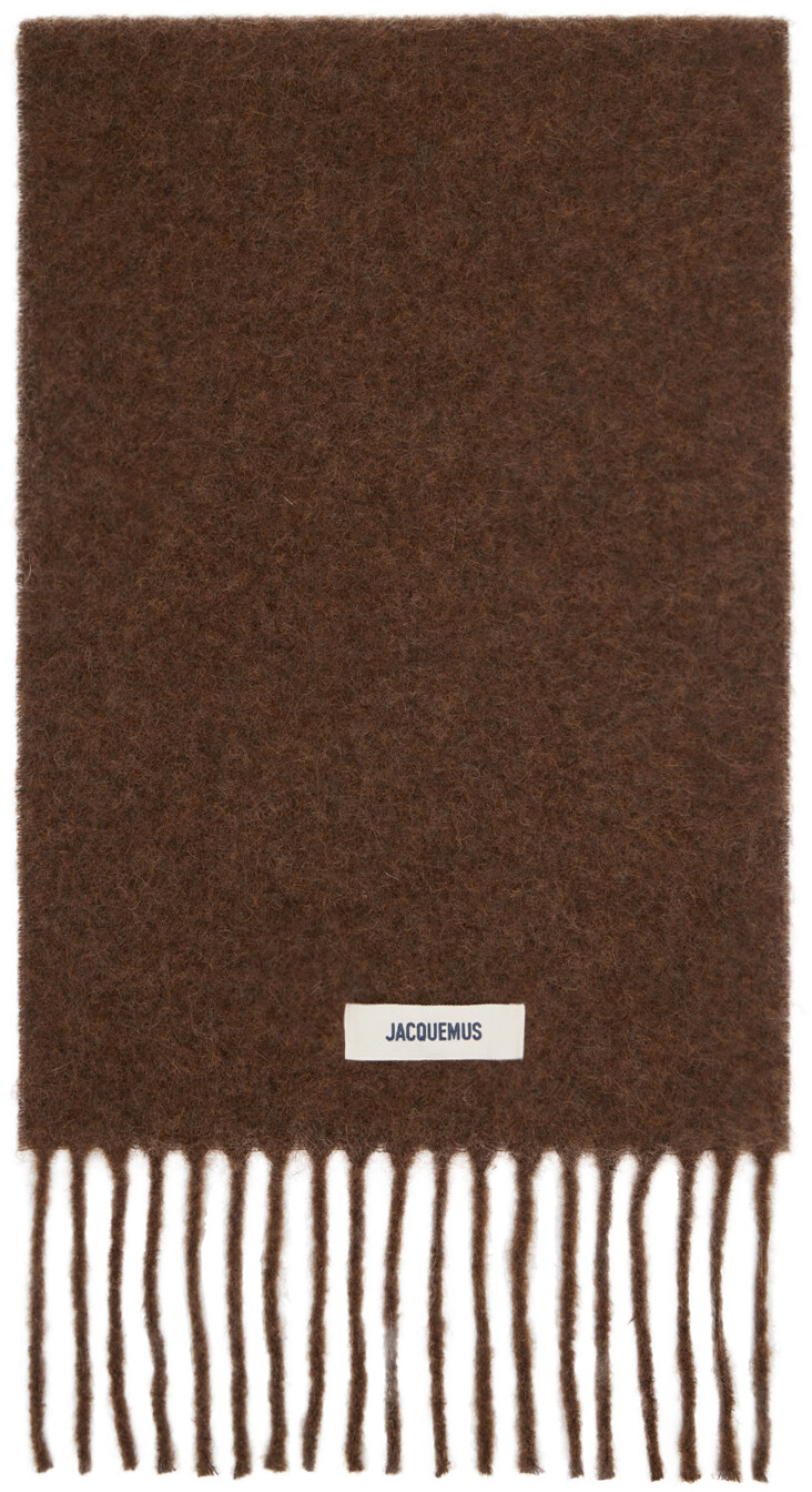 Шарф «L'Echarpe Carro» JACQUEMUS, коричневый
Шарф «L'Echarpe Carro» JACQUEMUS, коричневый