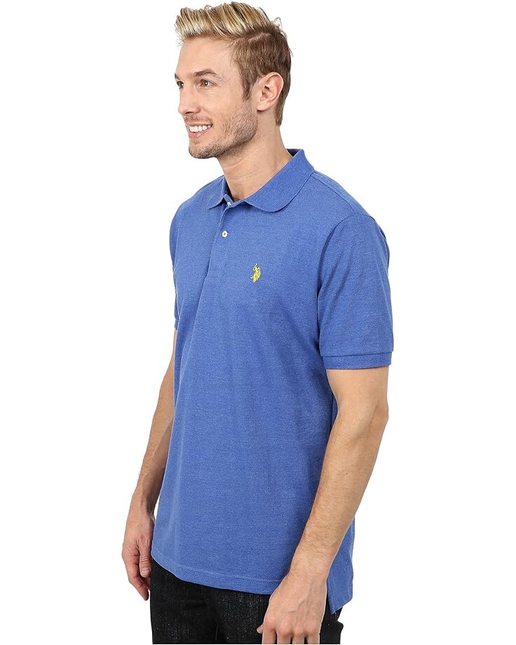 Поло U.S. POLO ASSN. Solid Cotton Pique Polo with Small Pony, цвет Cobalt Heather
Поло U.S. POLO ASSN. Solid Cotton Pique Polo with Small Pony, цвет Cobalt Heather