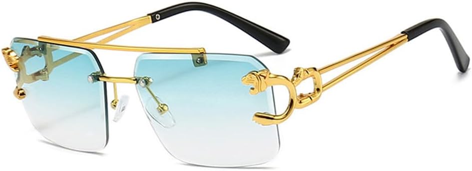 Солнцезащитные очки UV400 для мужчин и женщин | Металлическая безободковая оправа с двойной перемычкой и градиентным оправом | Для вождения и занятий спортом на открытом воздухе generic, Green Gradient
Солнцезащитные очки UV400 для мужчин и женщин | Металлическая безободковая оправа с двойной перемычкой и градиентным оправом | Для вождения и занятий спортом на открытом воздухе generic, Green Gradient