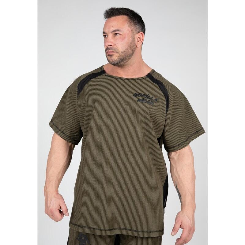 Мужская футболка для бодибилдинга GORILLA WEAR Agustine Old School Green с короткими рукавами
Мужская футболка для бодибилдинга GORILLA WEAR Agustine Old School Green с короткими рукавами