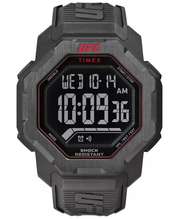 Мужские мужские часы UFC Knockout, черные полиуретановые часы, 48 мм Timex, черный
Мужские мужские часы UFC Knockout, черные полиуретановые часы, 48 мм Timex, черный