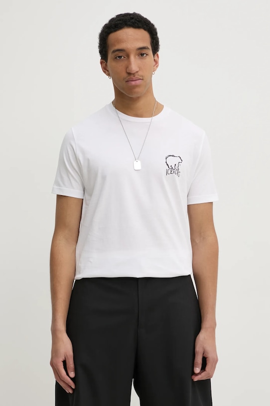 Хлопковая футболка Iceberg, белый
Хлопковая футболка Iceberg, белый