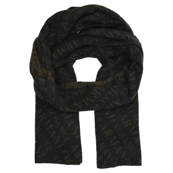 Шарф с добавлением шерсти Armani Exchange, черный
Шарф с добавлением шерсти Armani Exchange, черный