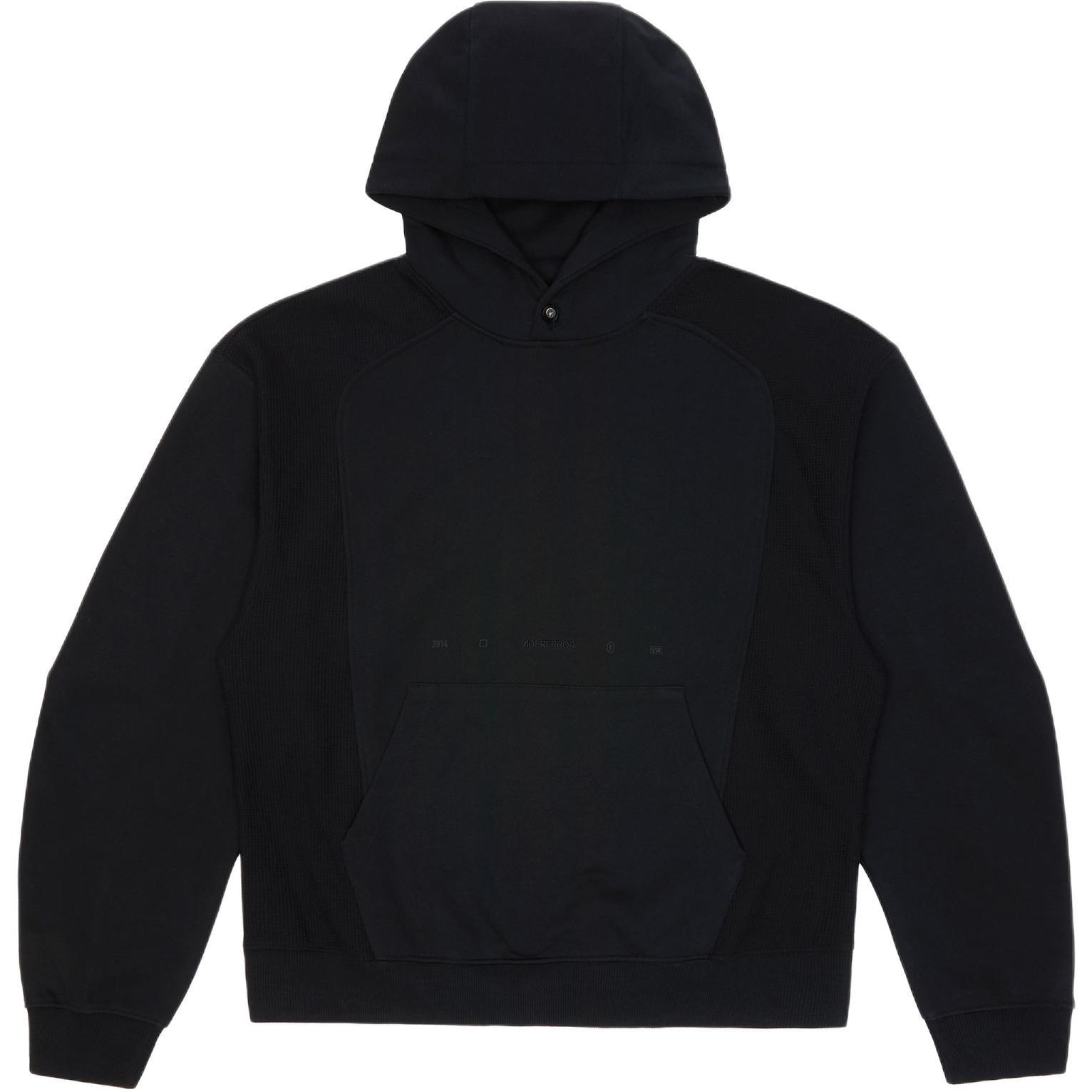Худи из ткани с вставками Ader Error, черный
Худи из ткани с вставками Ader Error, черный