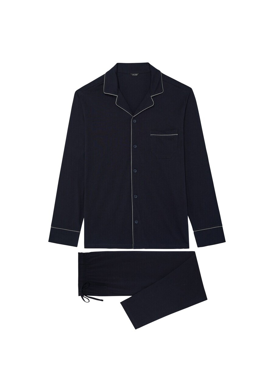 Длинная пижама HOM Long Pajamas, темно-синий
Длинная пижама HOM Long Pajamas, темно-синий