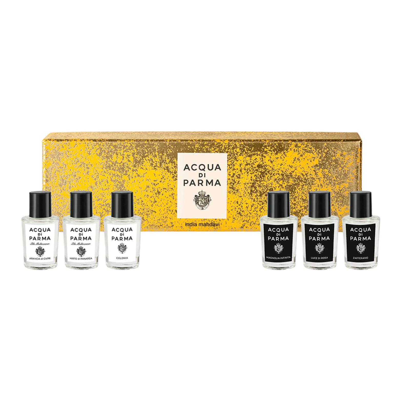 Набор миниатюрных пробников духов Paermazhishui Limited: Eau De Parfum, Eau De Toilette, Eau De Cologne с бергамотом и лимоном, 5 мл*6 Acqua Di Parma
Набор миниатюрных пробников духов Paermazhishui Limited: Eau De Parfum, Eau De Toilette, Eau De Cologne с бергамотом и лимоном, 5 мл*6 Acqua Di Parma