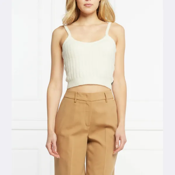 Укороченный шерстяной топ Dalenes Silvian Heach, белый
Укороченный шерстяной топ Dalenes Silvian Heach, белый