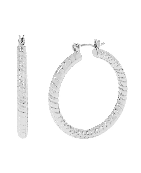 Текстурированные серьги-кольца среднего размера Robert Lee Morris Soho, silver
Текстурированные серьги-кольца среднего размера Robert Lee Morris Soho, silver