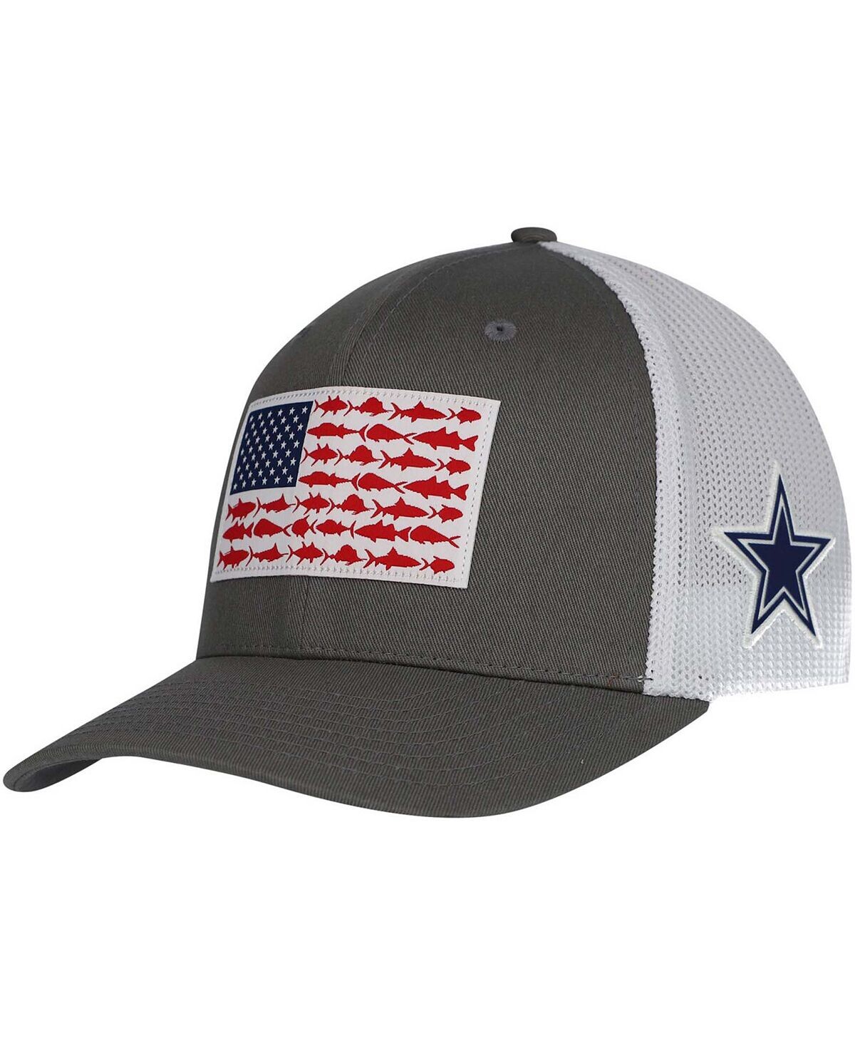 Мужская гибкая кепка с флагом Dallas Cowboys PFG Fish Columbia
Мужская гибкая кепка с флагом Dallas Cowboys PFG Fish Columbia