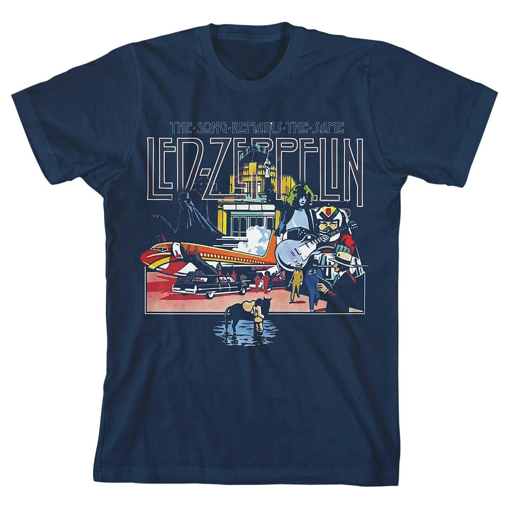 Футболка Led Zeppelin The Song для мальчиков 8–20 лет с рисунком Licensed Character, синий
Футболка Led Zeppelin The Song для мальчиков 8–20 лет с рисунком Licensed Character, синий
