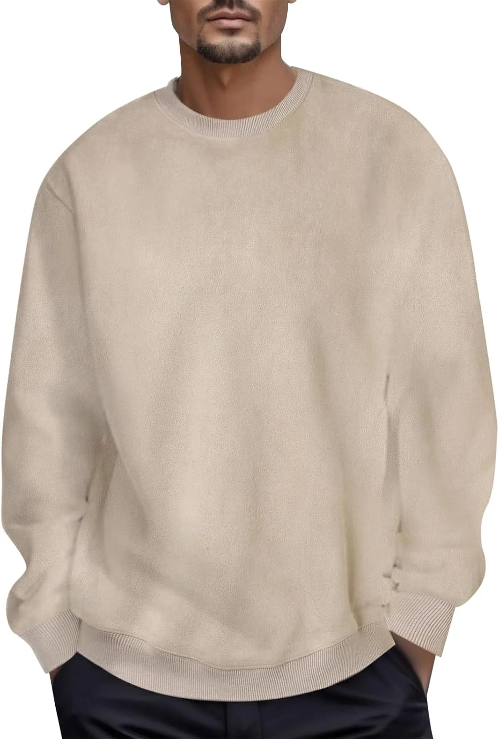 Мужской однотонный свитер с длинными рукавами для осени и зимы
Мужской однотонный свитер с длинными рукавами для осени и зимы