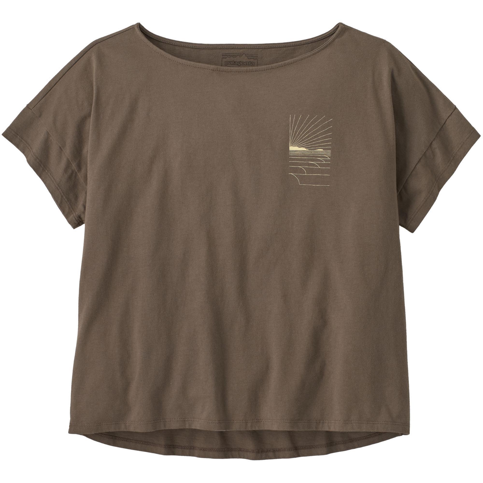 Женская футболка с волнистым низом и свободным кроем, с приспущенными рукавами. Patagonia, Marlow Brown, Коричневый, Женская футболка с волнистым низом и свободным кроем, с приспущенными рукавами. Patagonia, Marlow Brown
Женская футболка с волнистым низом и свободным кроем, с приспущенными рукавами. Patagonia, Marlow Brown, Коричневый, Женская футболка с волнистым низом и свободным кроем, с приспущенными рукавами. Patagonia, Marlow Brown