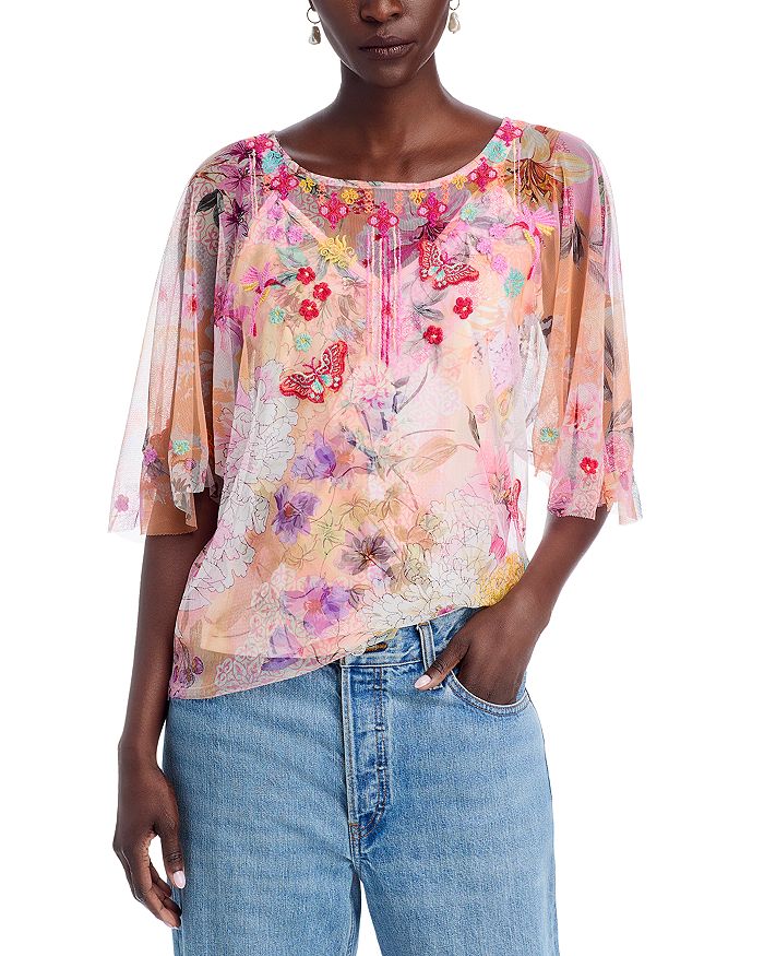 Валентина Топ из сетки Johnny Was, мультиколор
Валентина Топ из сетки Johnny Was, мультиколор