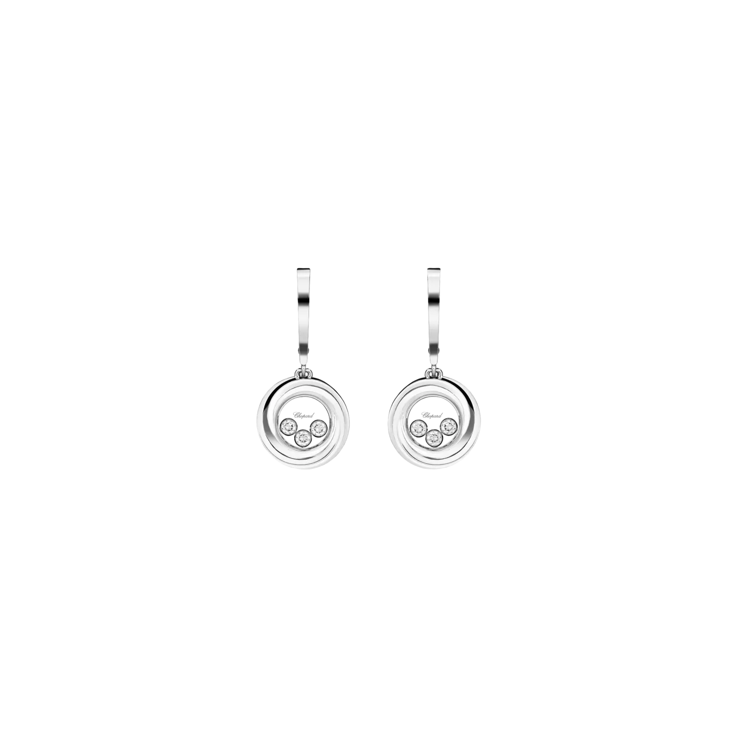 Серьги happy emotions из белого золота с бриллиантами Chopard
Серьги happy emotions из белого золота с бриллиантами Chopard